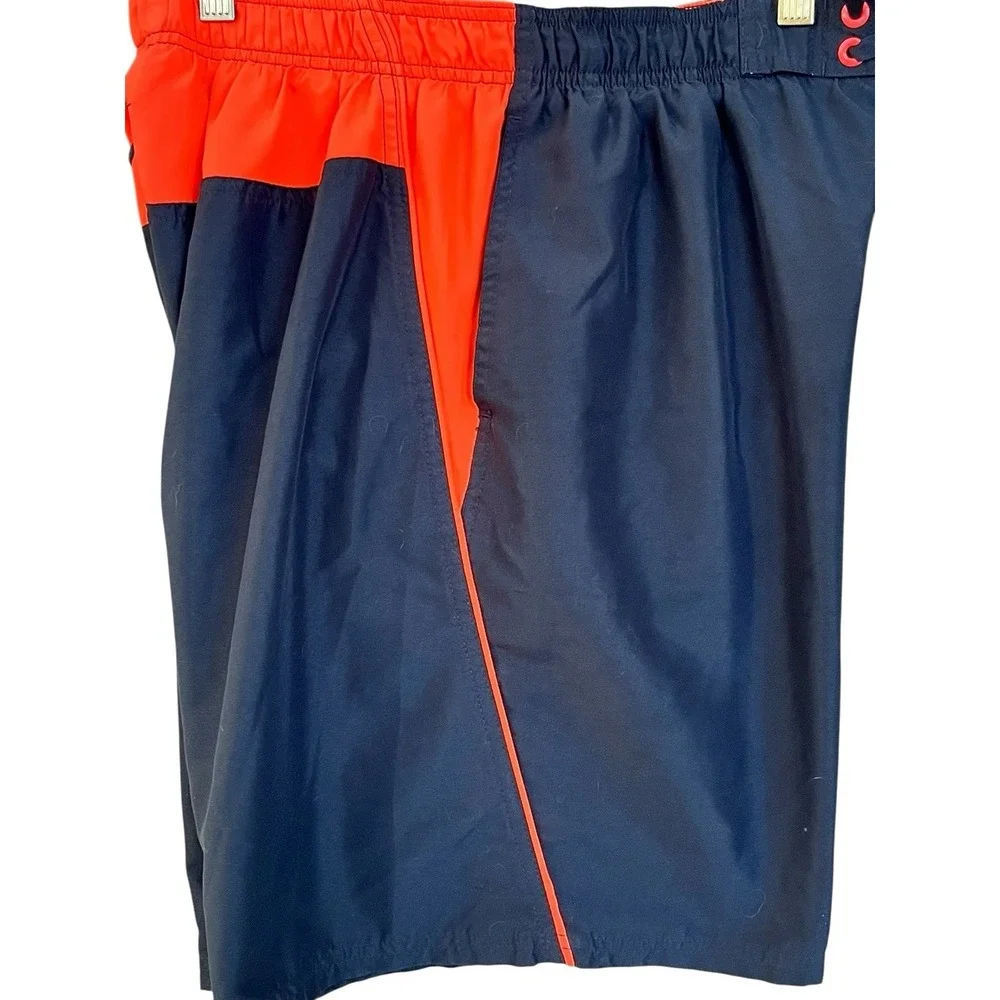 Nike Swim Trunks Mens Large Black Boardshorts Surfing Swim Shorts Lined Vacation